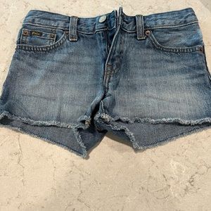 Polo Ralph Lauren girl size 10 Jean shorts